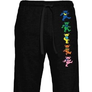 Grateful DEAD DANCING BEARS LOUNGE UNISEX PANTS XS